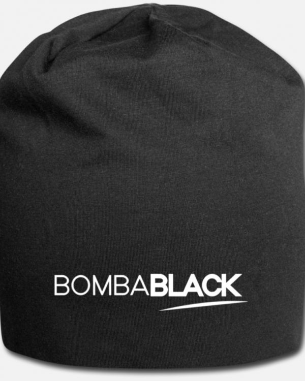 B.Black Black Jersey Beanie