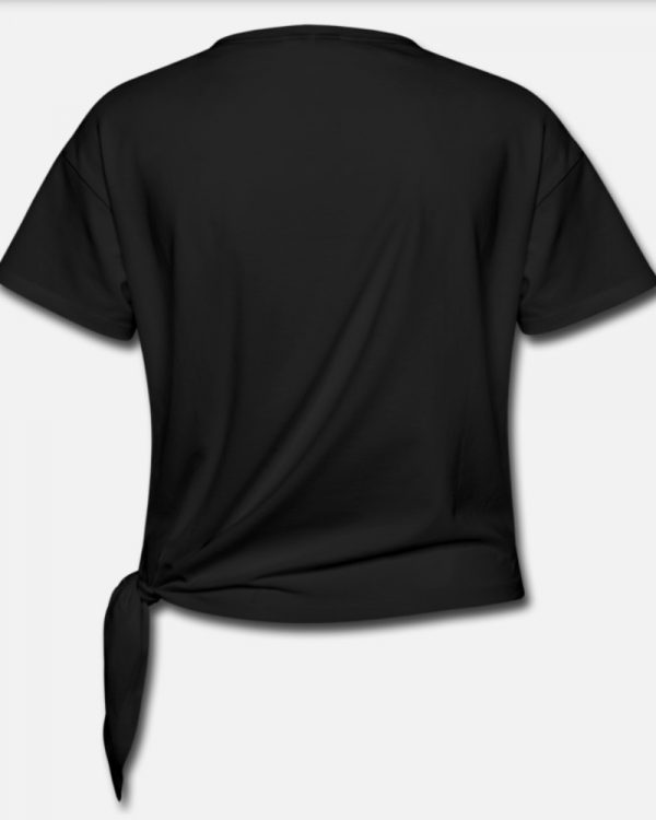 B.Black Knotted Black Woman T-Shirt