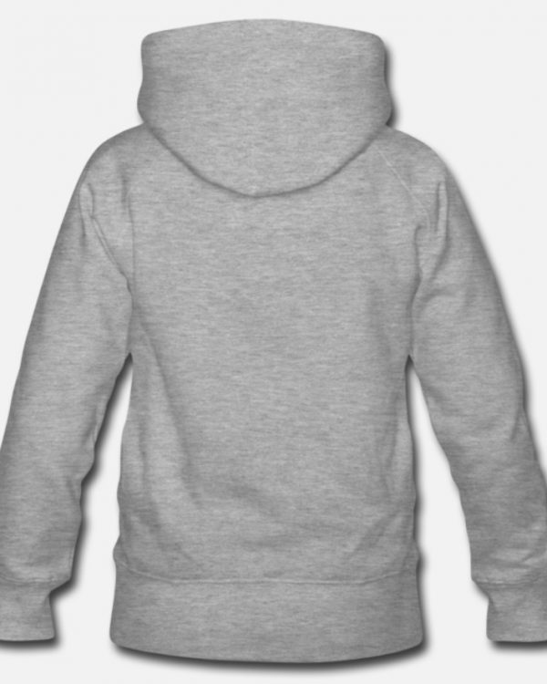 B.Black Premium Grey Hooded Sweatshirt