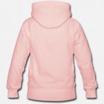 B.Black Premium Pink Hooded Sweatshirt (Back)