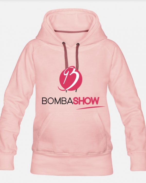 B.Show Premium Pink Hooded Sweatshirt (Face)