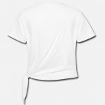 BMA Knotted White Woman T-Shirt (Back)